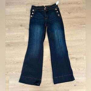 Super Cute INC International Concepts Dark Blue Flare Jeans